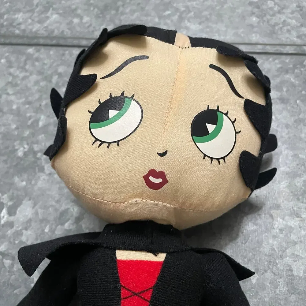 Vintage Y2K Gothic Betty Betty Boop Doll Plush Toy Vampire Victorian Goth Grunge